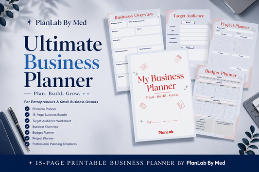 Finally — The Business Planner PDF That Turns Chaos Into Clarity.