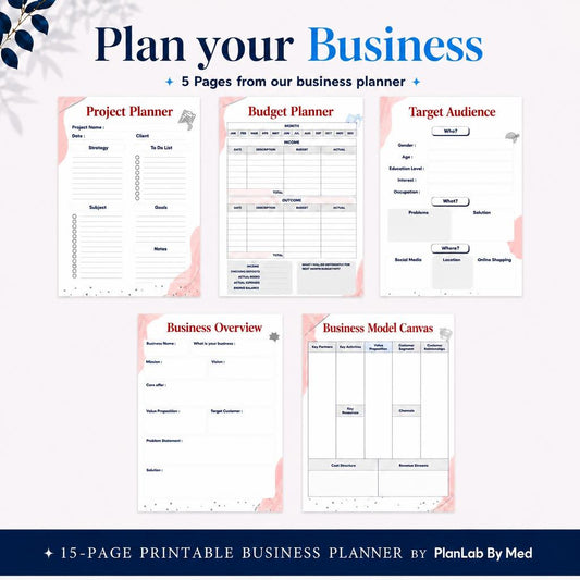 Finally — The Business Planner PDF That Turns Chaos Into Clarity.